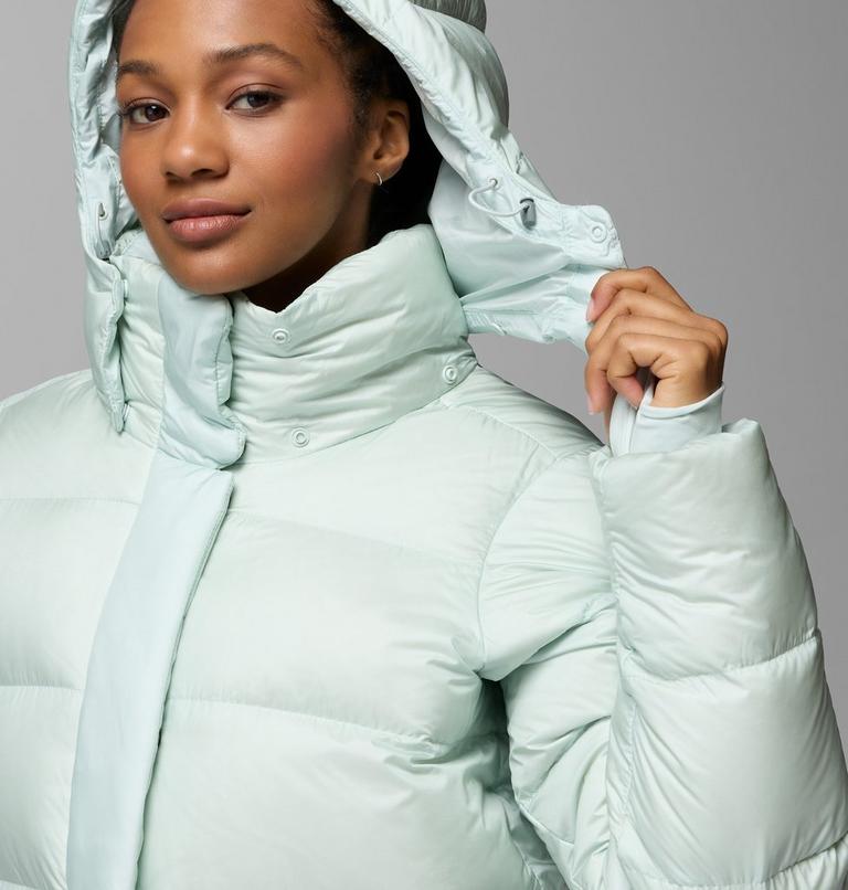 Piumino con cappuccio Amaze Puff da donna, Color: Tea Light Pearl Shine, image 11