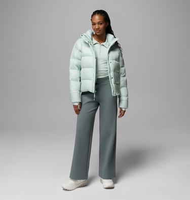 Chaqueta acolchada de plum&oacute;n con capucha Amaze Puff Mid para mujer, Color: Tea Light Pearl Shine, image 6
