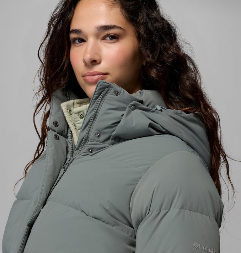 Women's Amaze Puff Hooded Down Puffer, Color: Sedona Sage, image 8