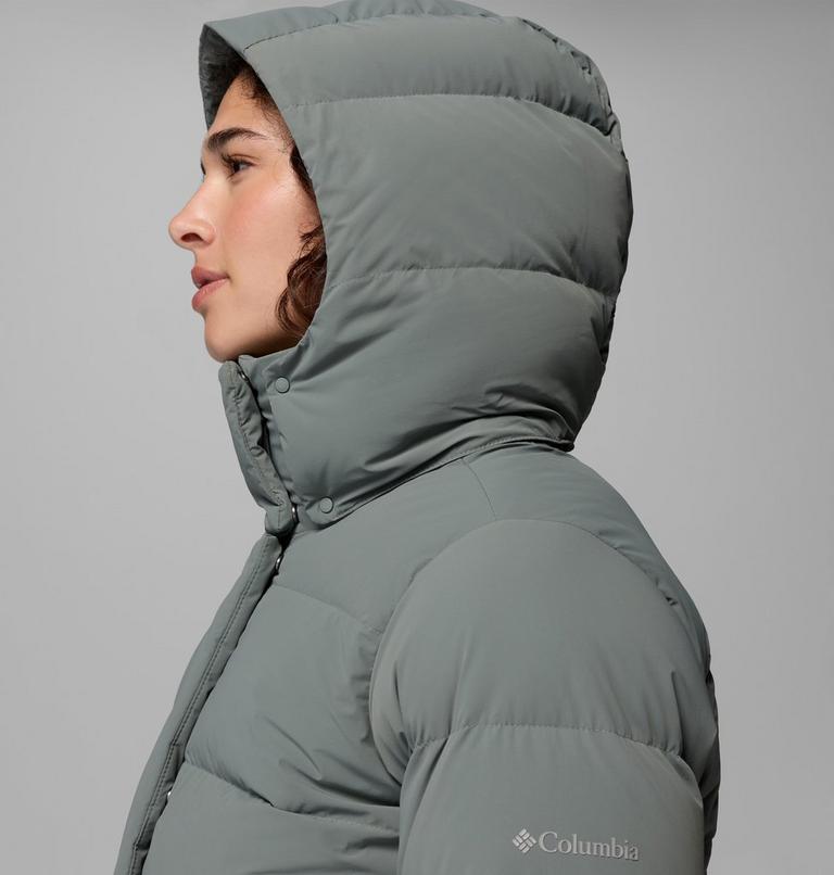 Women's Amaze Puff Hooded Down Puffer, Color: Sedona Sage, image 9