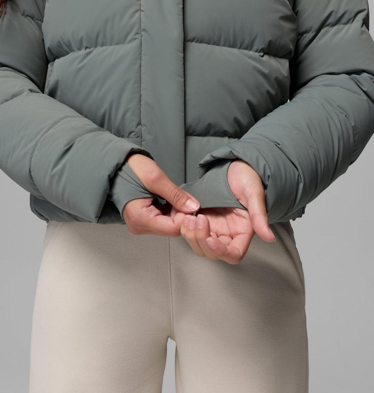 Women's Amaze Puff Hooded Down Puffer, Color: Sedona Sage, image 11
