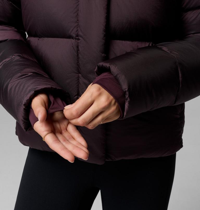 Women's Amaze Puff Hooded Down Puffer, Color: Moonvista High Shine, image 13