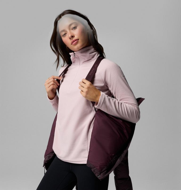 Women's Amaze Puff Hooded Down Puffer, Color: Moonvista High Shine, image 6