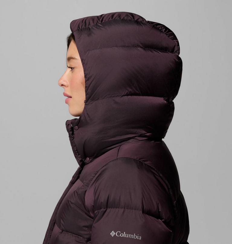 Women's Amaze Puff Hooded Down Puffer, Color: Moonvista High Shine, image 10