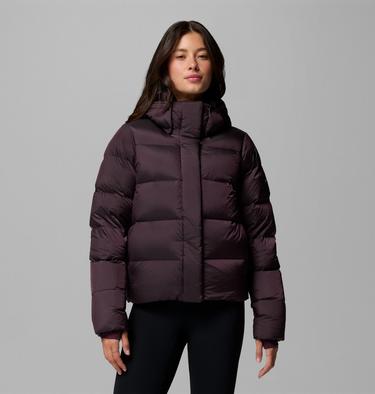 Women's Amaze Puff Hooded Down Puffer, Color: Moonvista High Shine, image 13