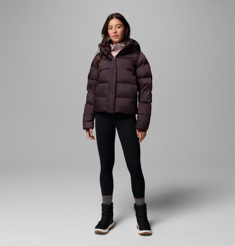 Women's Amaze Puff Hooded Down Puffer, Color: Moonvista High Shine, image 14