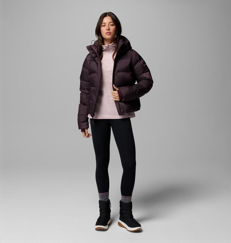 Women's Amaze Puff Hooded Down Puffer, Color: Moonvista High Shine, image 15