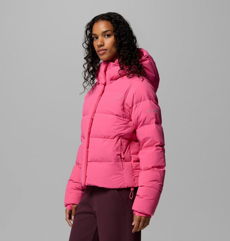 Women's Amaze Puff Hooded Down Puffer, Color: Nico, image 4