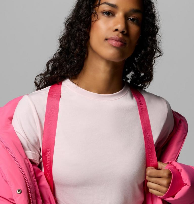 Women's Amaze Puff Hooded Down Puffer, Color: Nico, image 7