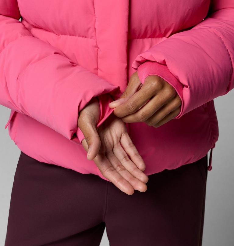 Women's Amaze Puff Hooded Down Puffer, Color: Nico, image 12