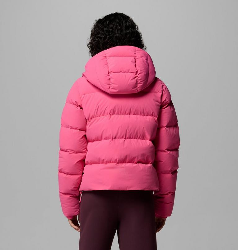 Women's Amaze Puff Hooded Down Puffer, Color: Nico, image 3