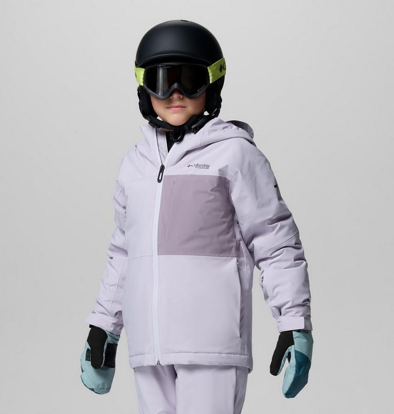 Youth Unisex Holcomb Grove Waterproof Ski Jacket, Color: Lavender Pearl, Shale Purple, image 13