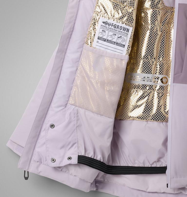 Chaqueta de esquí impermeable unisex Holcomb Grove para jóvenes, Color: Lavender Pearl, Shale Purple, image 3