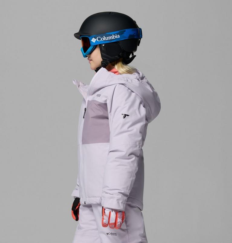 Youth Unisex Holcomb Grove Waterproof Ski Jacket, Color: Lavender Pearl, Shale Purple, image 6