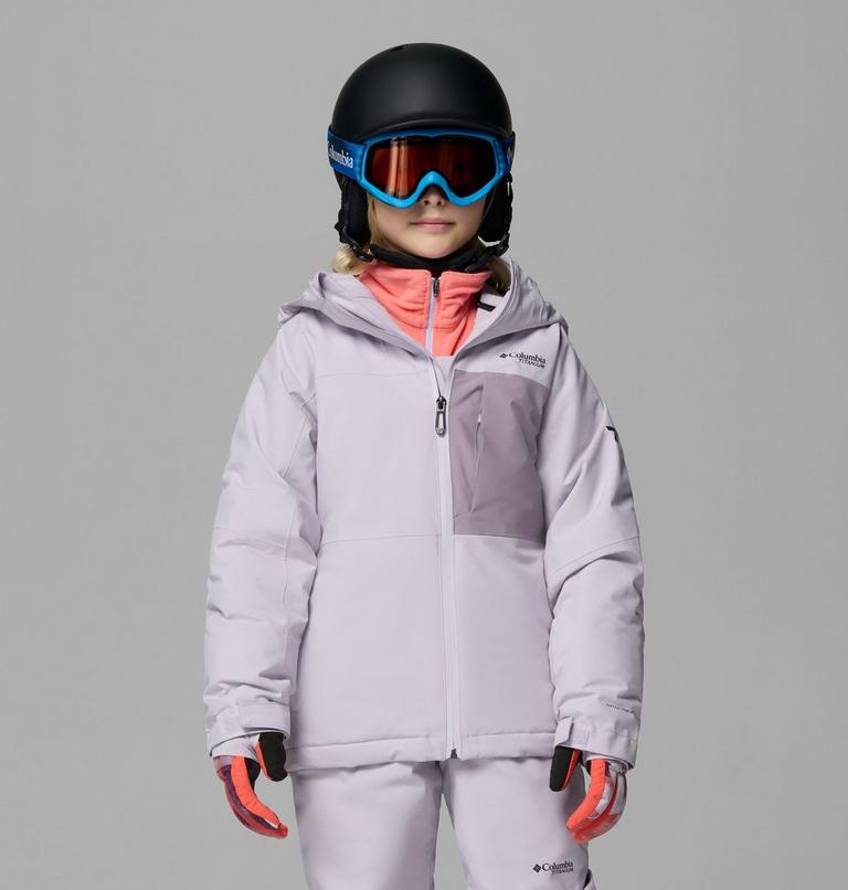 Youth Unisex Holcomb Grove Waterproof Ski Jacket, Color: Lavender Pearl, Shale Purple, image 7
