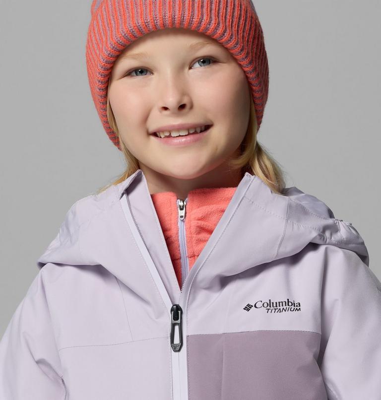 Youth Unisex Holcomb Grove Waterproof Ski Jacket, Color: Lavender Pearl, Shale Purple, image 8
