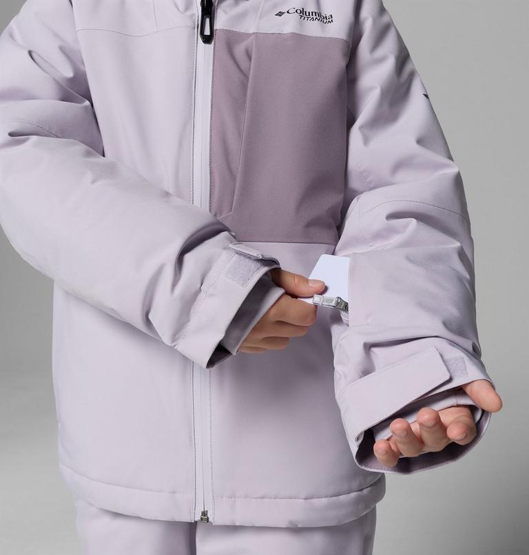 Youth Unisex Holcomb Grove Waterproof Ski Jacket, Color: Lavender Pearl, Shale Purple, image 10