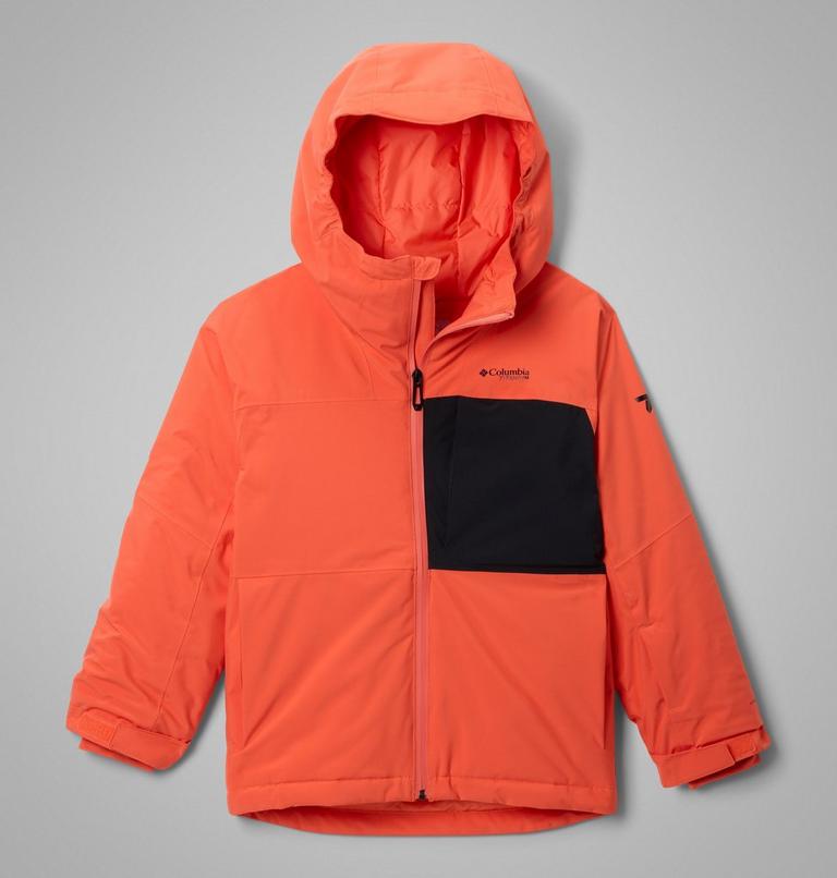 Chaqueta de esquí impermeable unisex Holcomb Grove para jóvenes, Color: Zing, Black, image 1