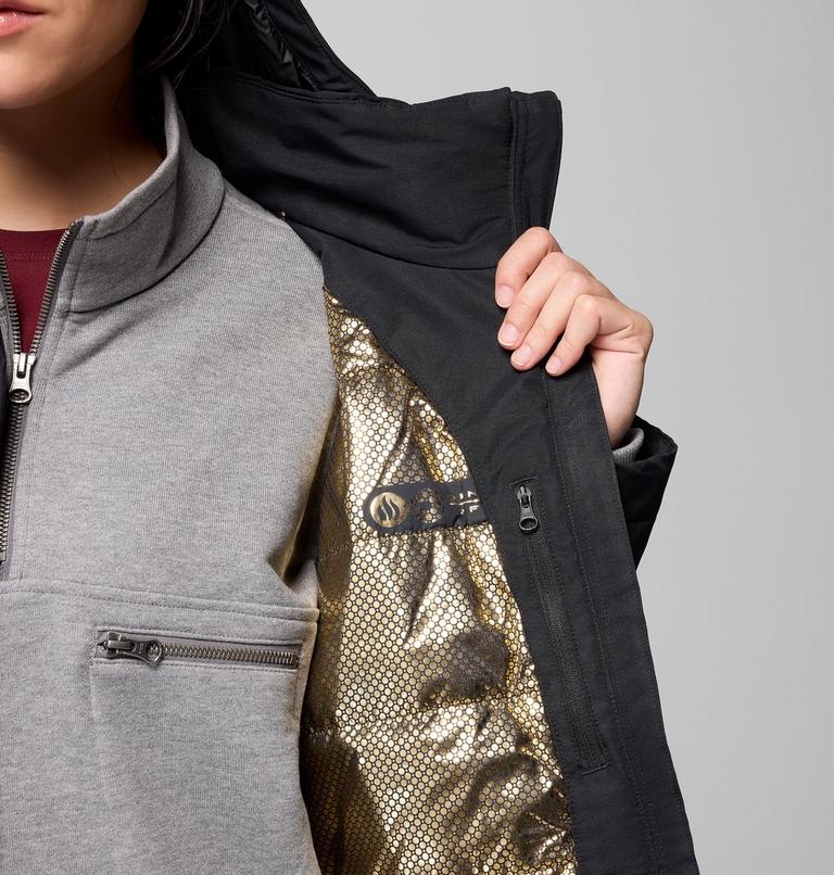 Women's Pulaski Waterproof Hooded Parka, Color: Black, image 7