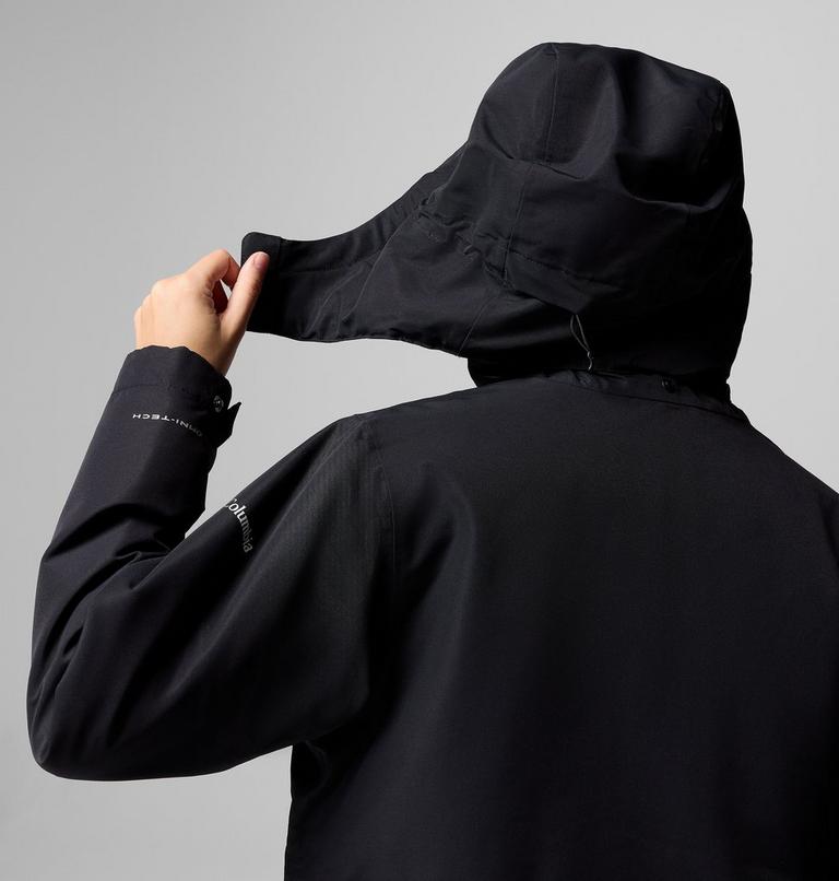 Women's Pulaski Waterproof Hooded Parka, Color: Black, image 11