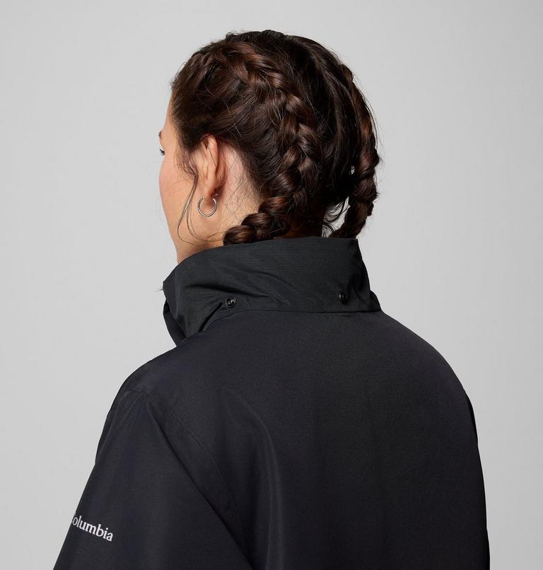Women's Pulaski Waterproof Hooded Parka, Color: Black, image 12