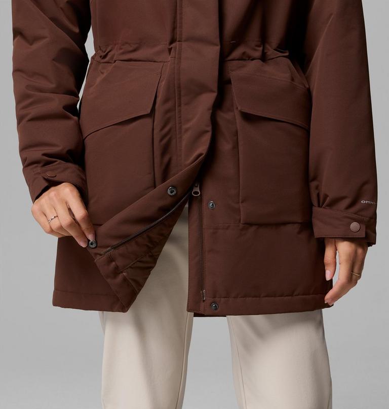 Women's Pulaski Waterproof Hooded Parka, Color: Tobacco, image 8
