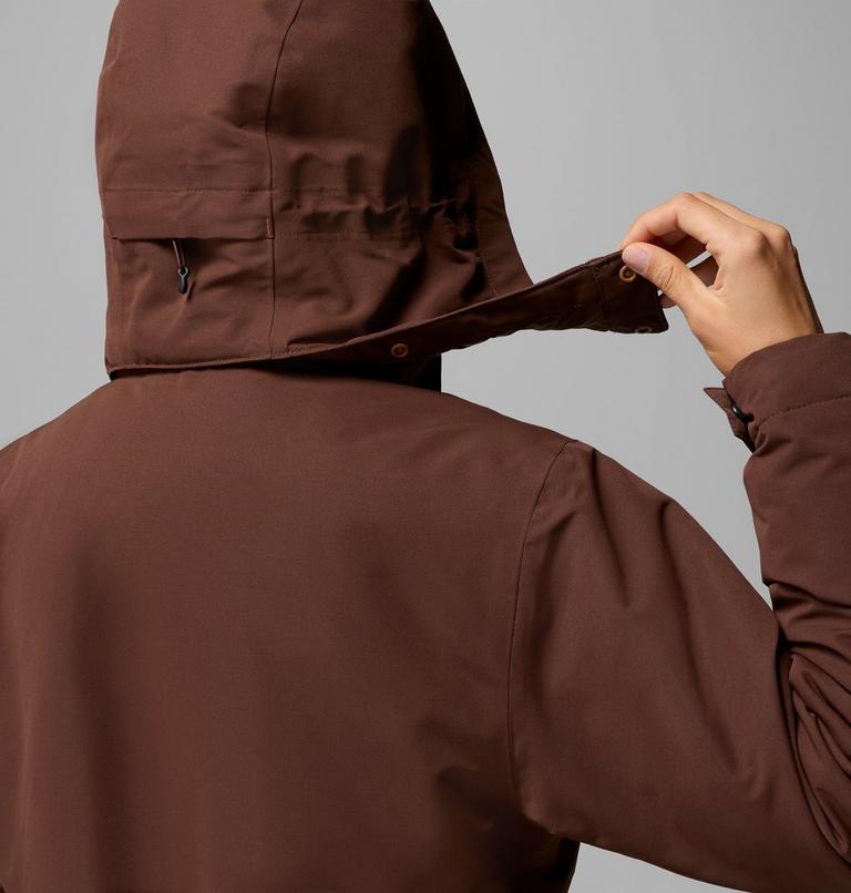 Women's Pulaski Waterproof Hooded Parka, Color: Tobacco, image 10