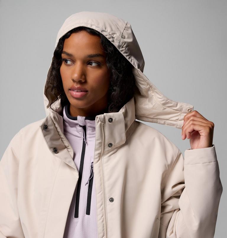 Women's Pulaski Waterproof Hooded Parka, Color: Dark Stone, image 11