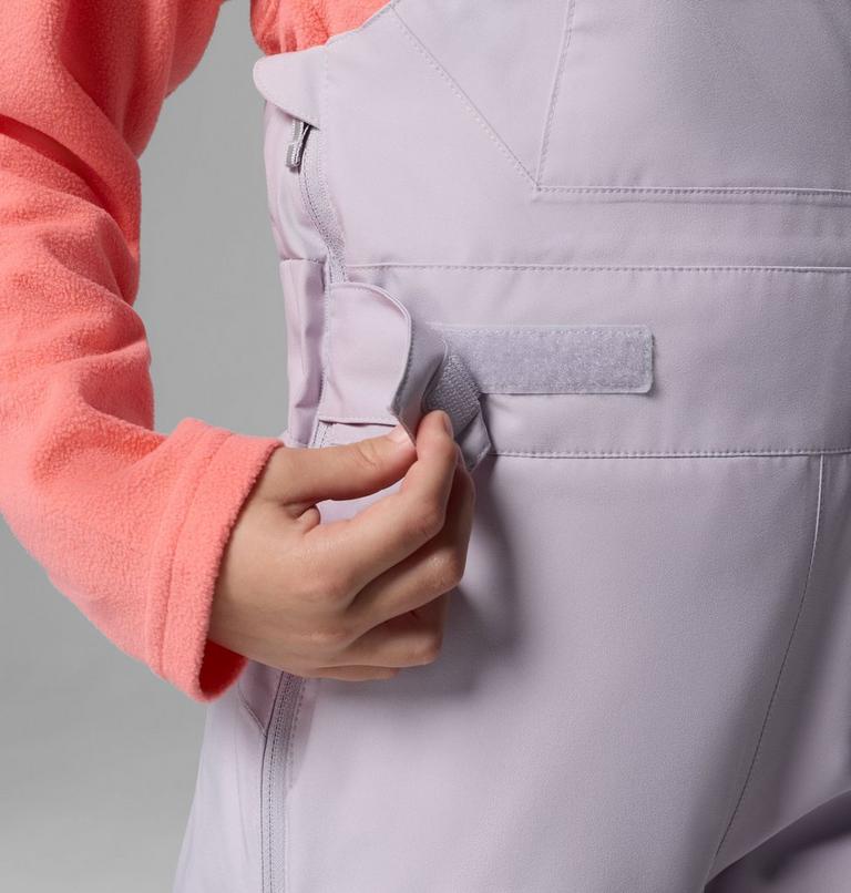 Youth Unisex Holcomb Grove Waterproof Ski Bib, Color: Lavender Pearl, image 10