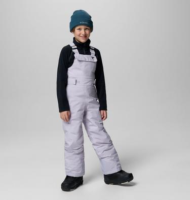 Youth Unisex Holcomb Grove Waterproof Ski Bib, Color: Lavender Pearl, image 3