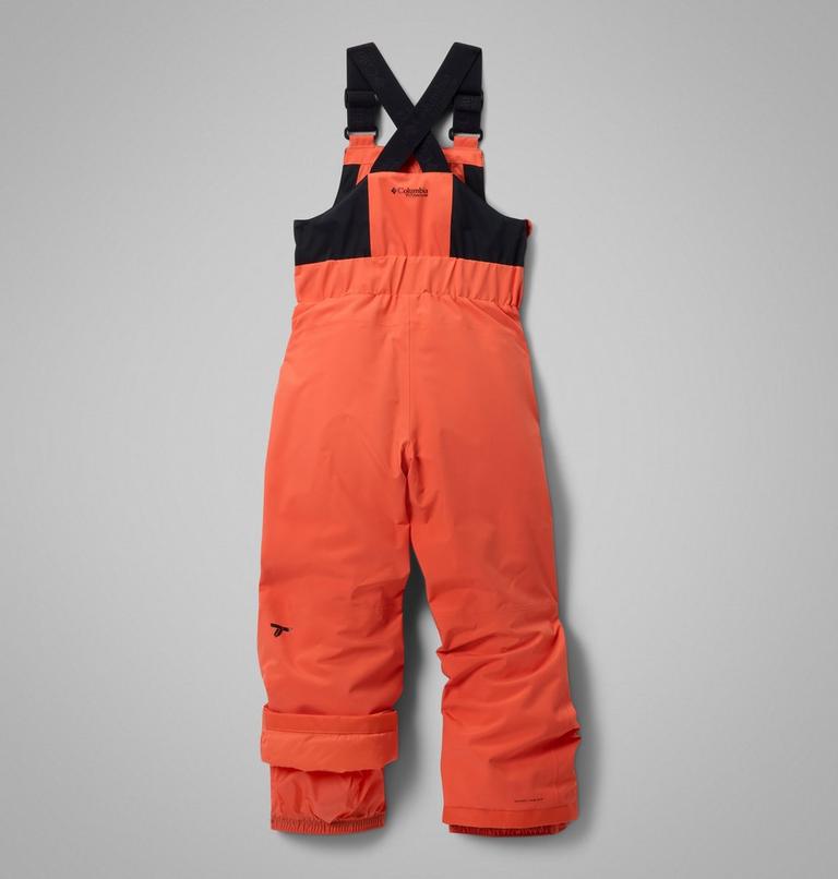 Peto de esquí impermeable unisex Holcomb Grove para jóvenes, Color: Zing, Black, image 2