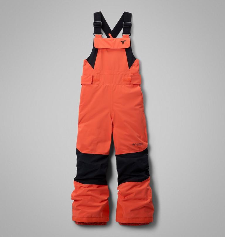 Peto de esquí impermeable unisex Holcomb Grove para jóvenes, Color: Zing, Black, image 1