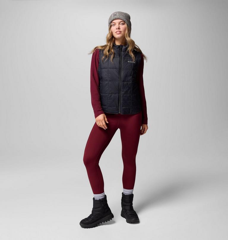 Women's Sienna Hill Quilted Vest, Color: Black, image 2