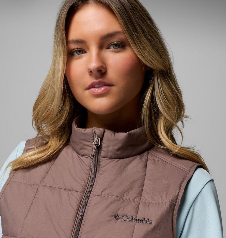 Chaleco acolchado f&aacute;cil de guardar Sienna Hill para mujer, Color: Iron, image 6