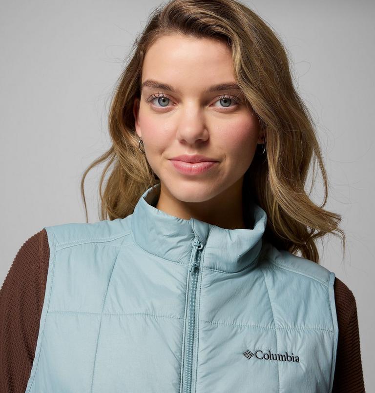 Women's Sienna Hill Packable Quilted Gilet, Color: Crushed Blue, image 5