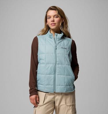Women's Sienna Hill Packable Quilted Gilet, Color: Crushed Blue, image 1