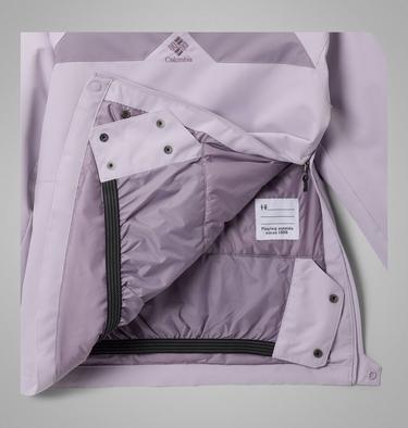 Youth Coreshot Waterproof Hooded Anorak, Color: Lavender Pearl, Shale Purple, image 3