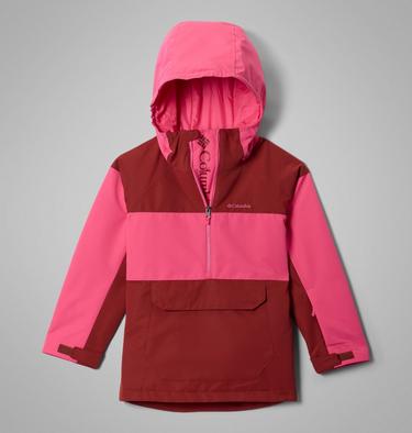 Kids' Coreshot Anorak, Color: Red Oxide, Nico, image 3