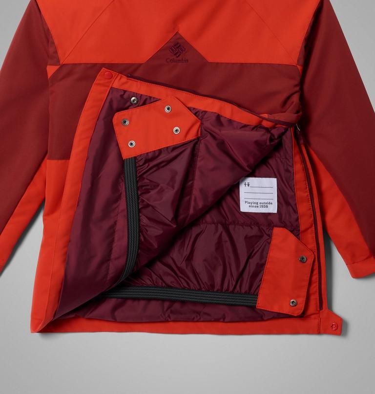 Kids' Coreshot Anorak, Color: Super Sonic, Red Oxide, image 3
