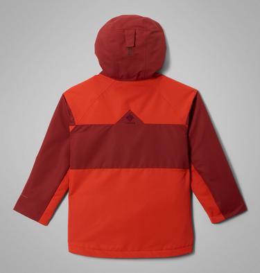 Kids' Coreshot Anorak, Color: Super Sonic, Red Oxide, image 2