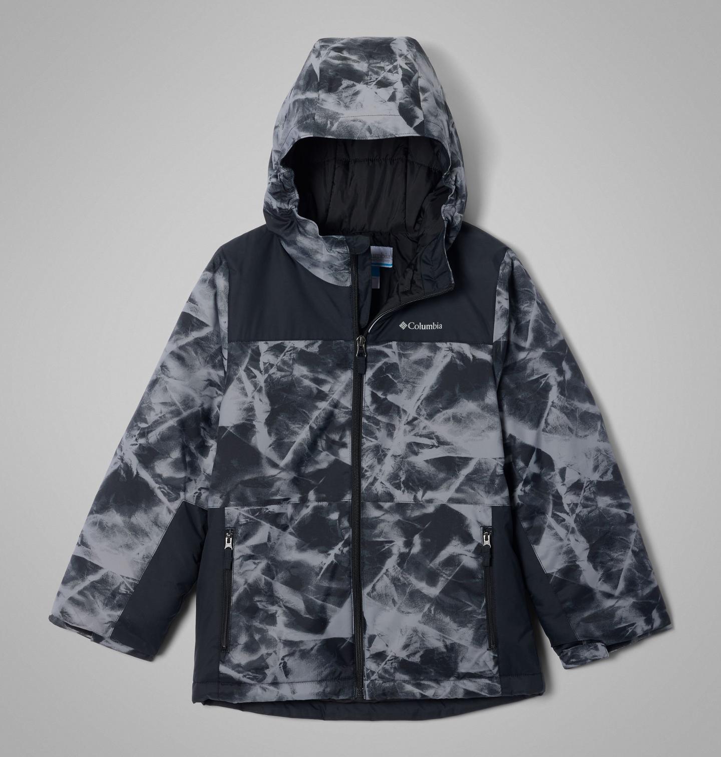 Куртка Columbia Lightning Lift IV Printed Jacket для мальчиков, цвет: Чёрный — фото 1