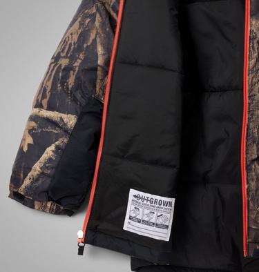 Boys' Lightning Lift IV Printed Waterproof Ski Jacket, Color: Timberwolf, Black, image 3