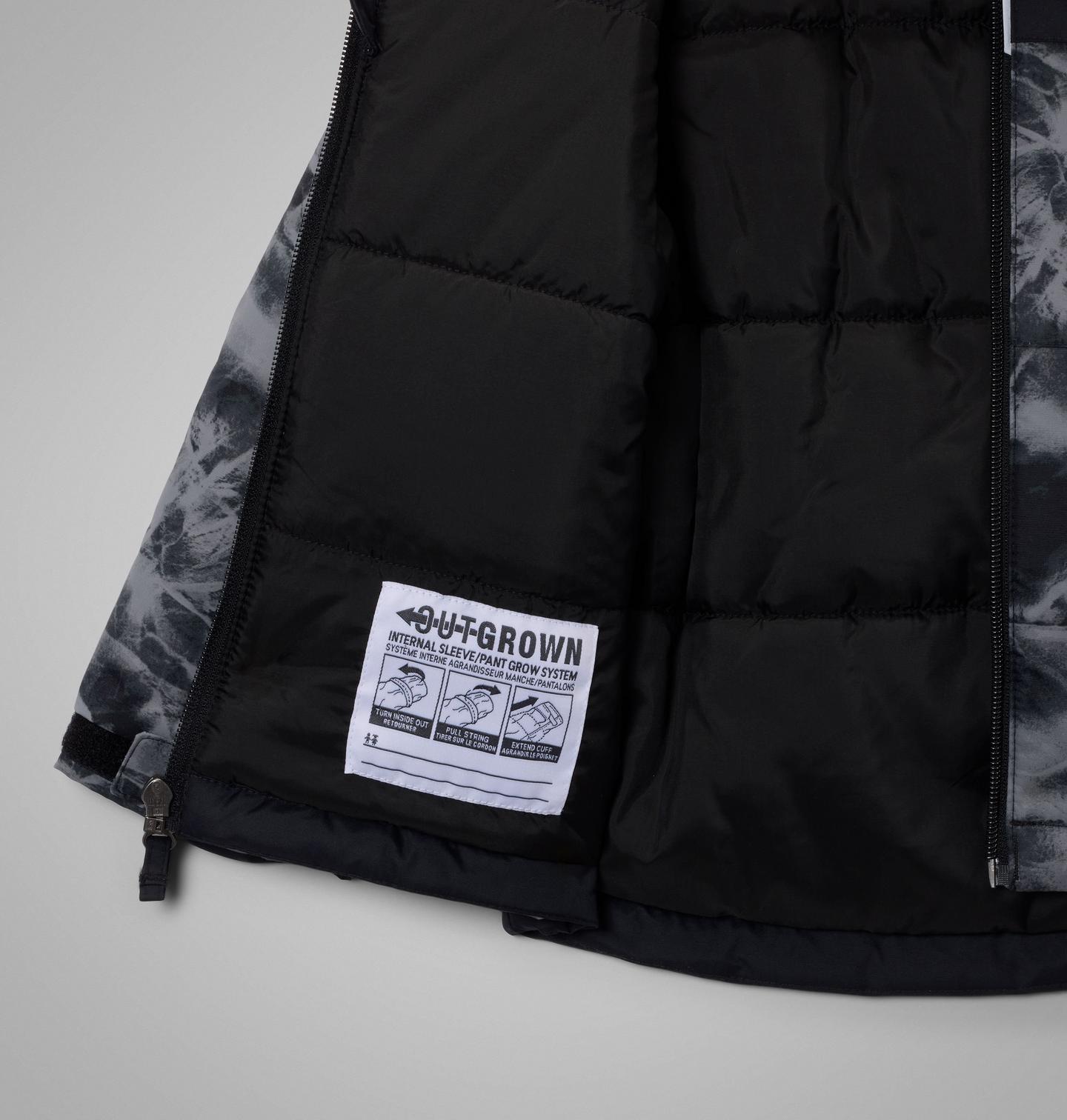 Куртка Columbia Lightning Lift IV Printed Jacket для мальчиков-малышей, цвет: Чёрный — фото 2