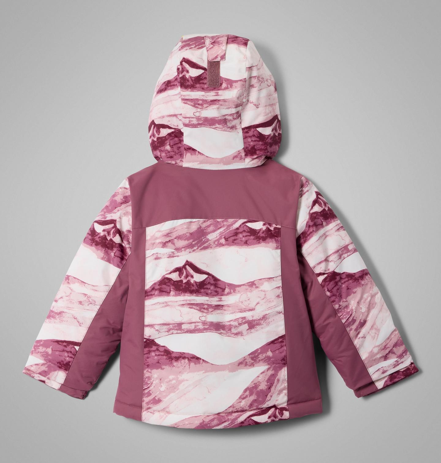 Куртка Columbia Horizon Ride IV Printed Jacket для девочек-малышей, цвет: Лиловый — фото 2