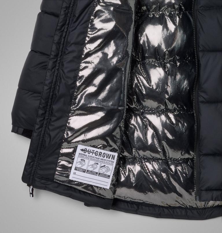 Youth Unisex Pike Lake Mid Hooded Puffer Jacket, Color: Black, image 3