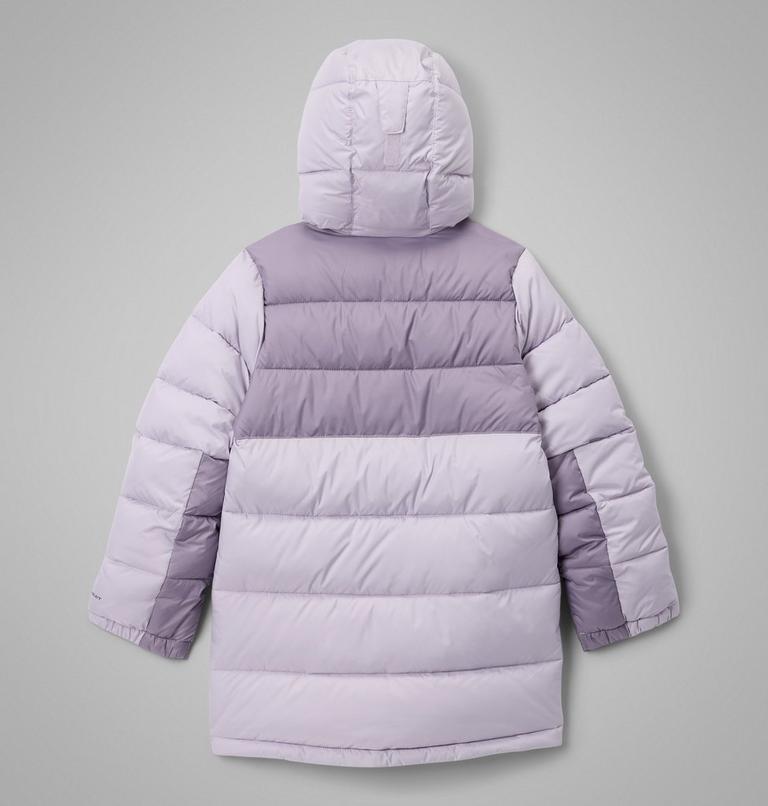Chaqueta acolchada media con capucha unisex Pike Lake para jóvenes, Color: Lavender Pearl, Shale Purple, image 2