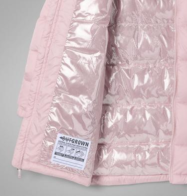 Chaqueta acolchada media con capucha unisex Pike Lake para j&oacute;venes, Color: Mineral Pink, image 3