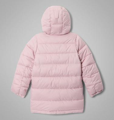 Chaqueta acolchada media con capucha unisex Pike Lake para j&oacute;venes, Color: Mineral Pink, image 2