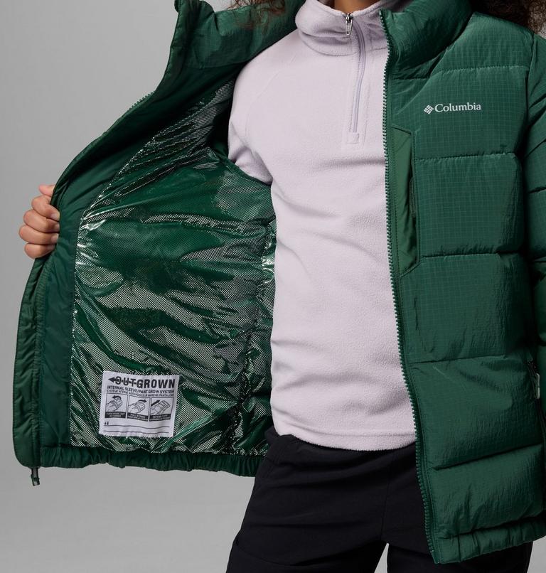 Youth Unisex Pike Lake Novelty Puffer Jacket, Color: Rain Forest, image 9