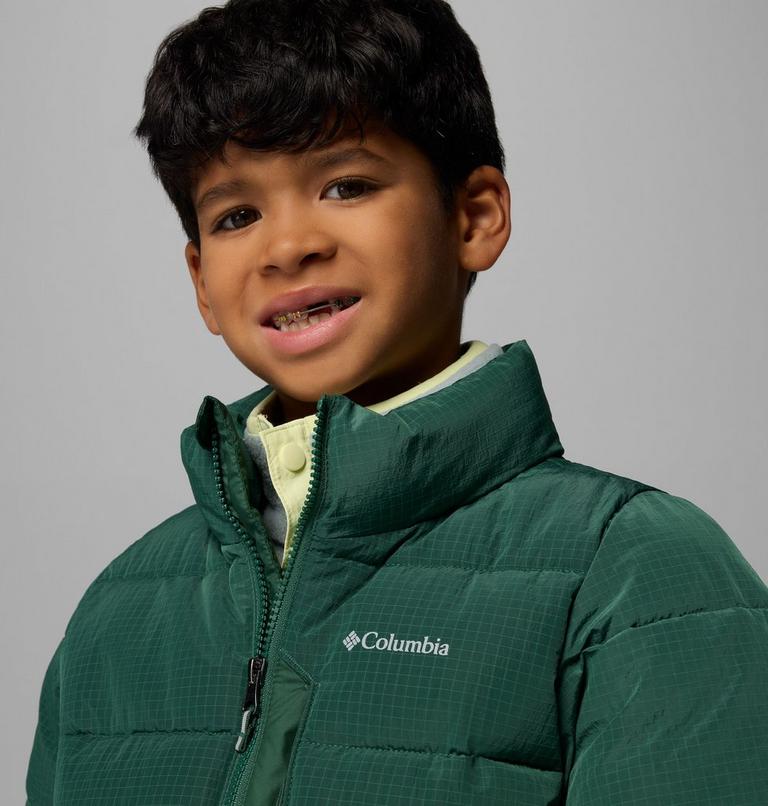 Youth Unisex Pike Lake Novelty Puffer Jacket, Color: Rain Forest, image 12